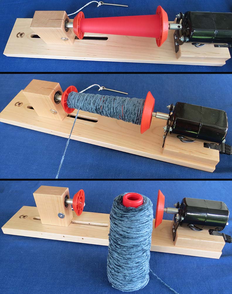 DIY: Electric Cone Wool Winder / Wool Spinner / Yarn Winder