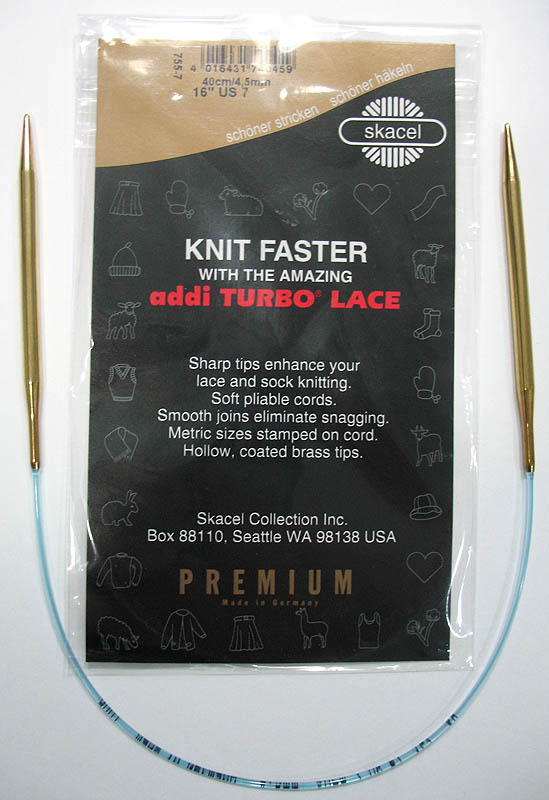 Addi Turbo Fixed 16 Circular Needles - 10.00mm (US 15) - Yarn.com